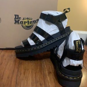 Dr. Martens Black Sandals, women’s size 10.